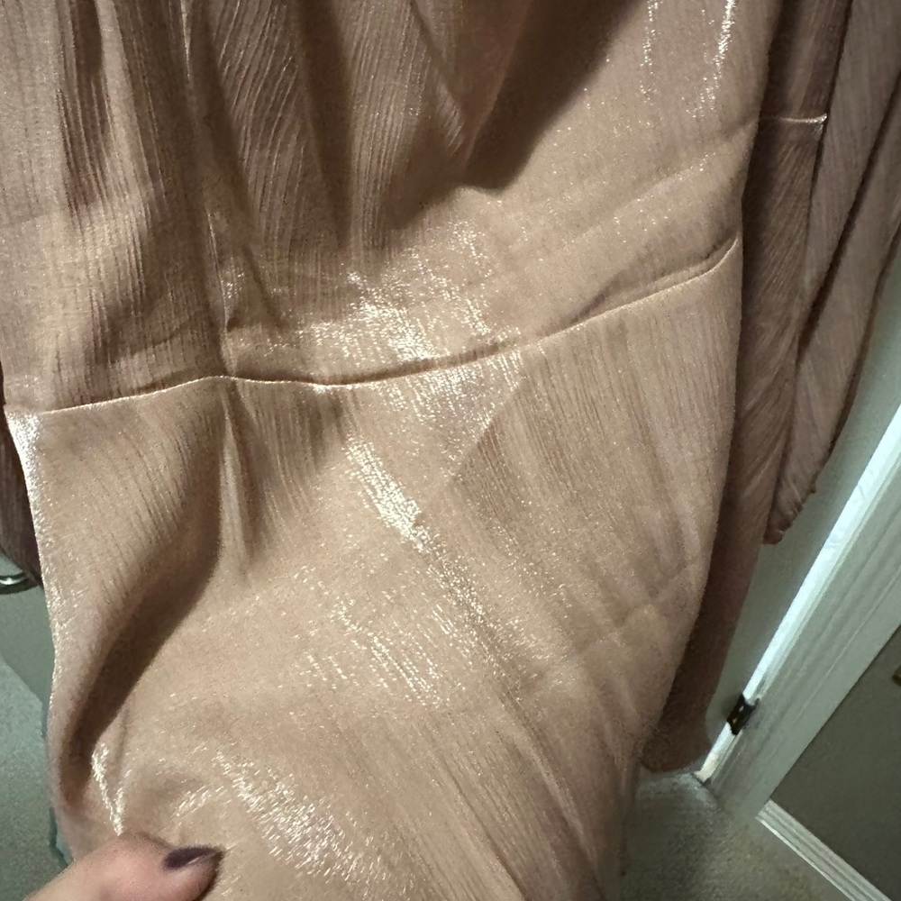 Forever 21+ Blush Pink Satin Dress - Picture 4 of 4